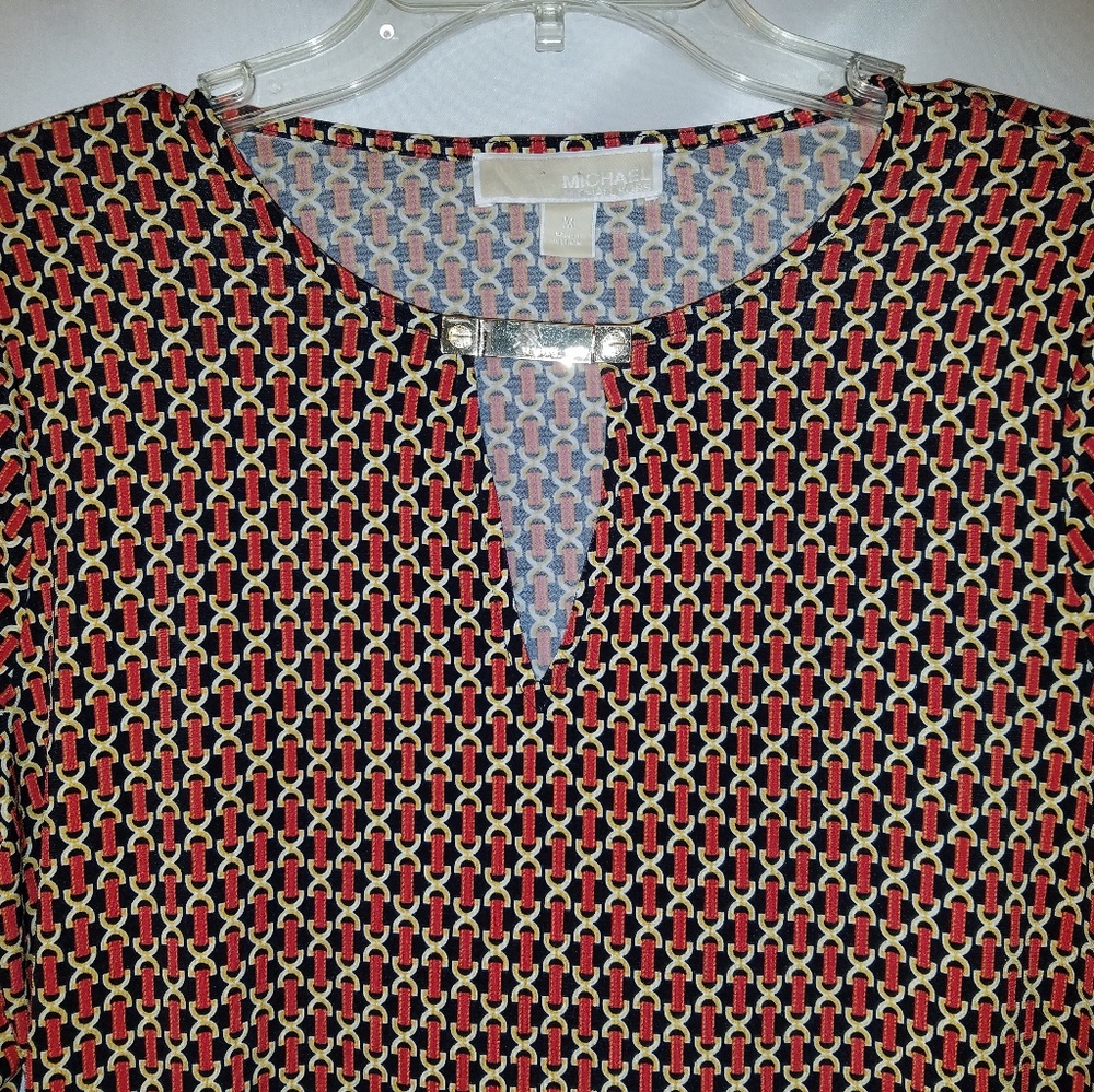 Michael Kors Chain Link Stretch Top